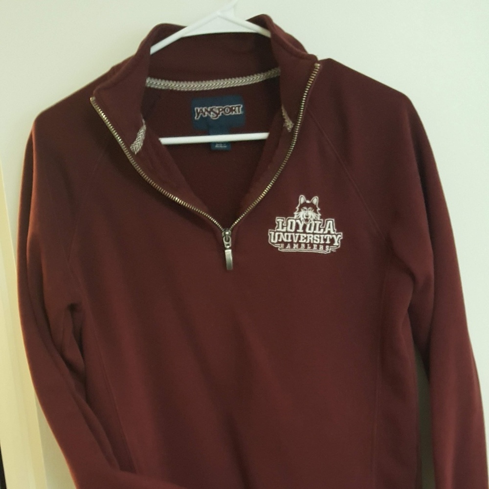 Loyola University Jansport Quarter-zip sweatshirt